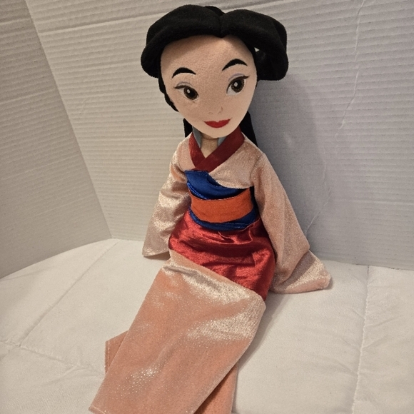 MULAN Disney Store Princess Plush 20” Doll Authentic Soft Stuffed Cute Gift Toy - Picture 1 of 5